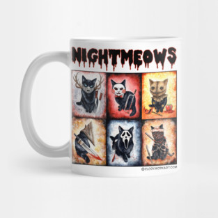 Nightmeows - Contemporary Horror Cats Mug