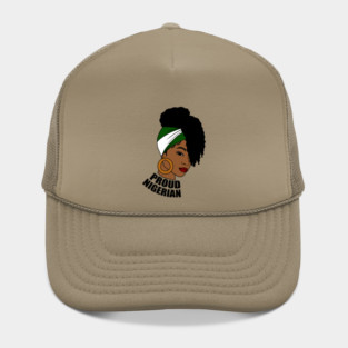 Nigeria Flag, Proud Nigerian Woman, African Hat