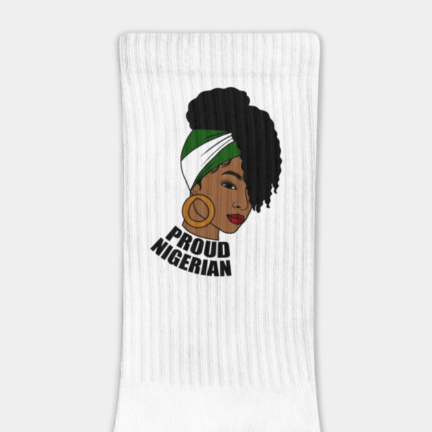 Nigeria Flag, Proud Nigerian Woman, African by logiamerch