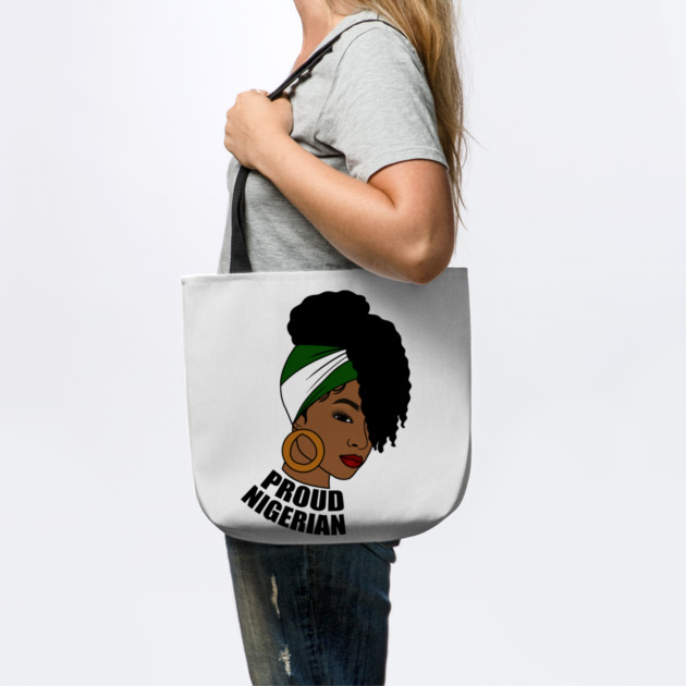 Nigeria Flag, Proud Nigerian Woman, African by logiamerch