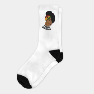 Ghana Flag, Proud Ghanaian Woman, Love Ghana, West Africa Socks