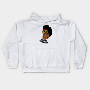 Ghana Flag, Proud Ghanaian Woman, Love Ghana, West Africa Kids Hoodie