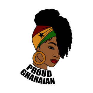 Ghana Flag, Proud Ghanaian Woman, Love Ghana, West Africa T-Shirt