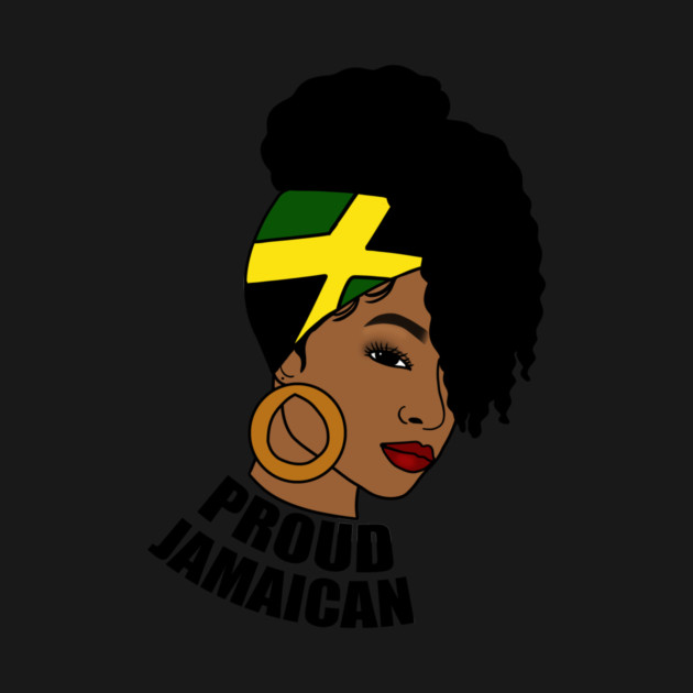 Jamaica Flag, Proud Jamaican Woman, Jamaica Flag, Afro Rasta by logiamerch
