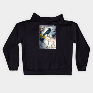 Heart Strings & Raven WIngs Kids Hoodie