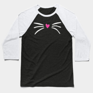 Face cat Baseball T-Shirt