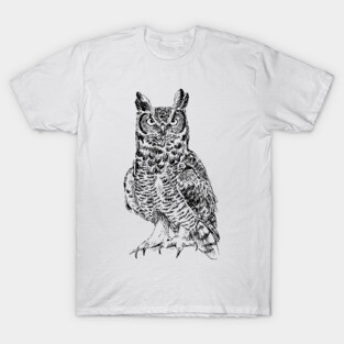 Owl Print T-Shirt