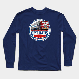 Optimus Prime Trucking Services Long Sleeve T-Shirt