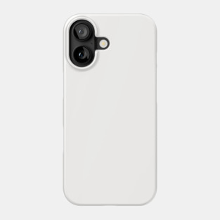 Porcelain White Plain Solid Color Phone Case