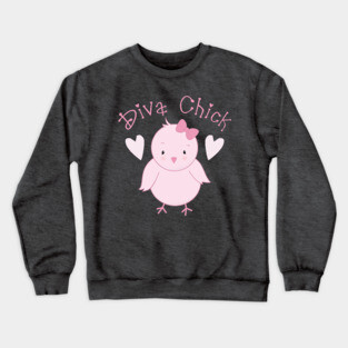 Diva Chick Crewneck Sweatshirt