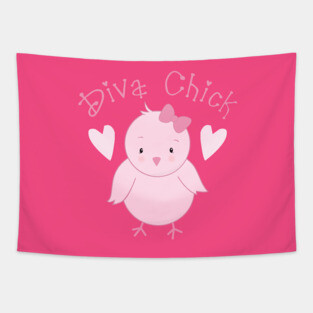 Diva Chick Tapestry