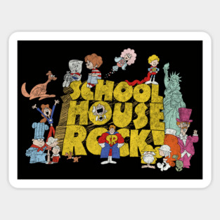 School House Rock - distressed Sticker