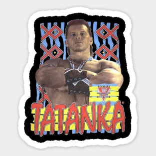 Vintage WWF 1993 Tatanka Shirt Magnet