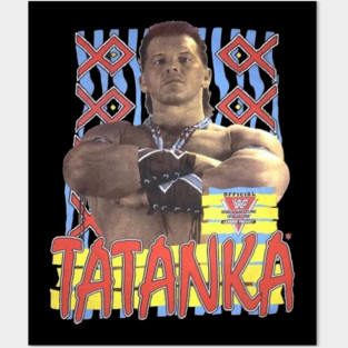 Vintage WWF 1993 Tatanka Shirt Posters and Art