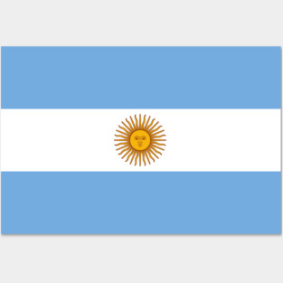 Argentina flag Posters and Art