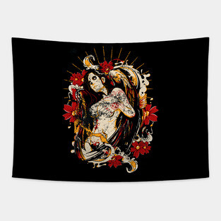 Day Of The Dead Tapestry