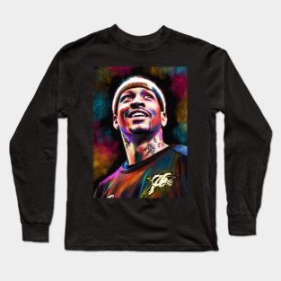 Allen Iverson abstract pop art Long Sleeve T-Shirt