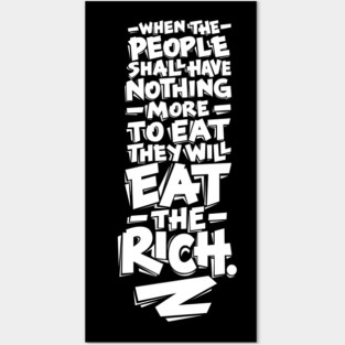 Eat the Rich Posters and Art