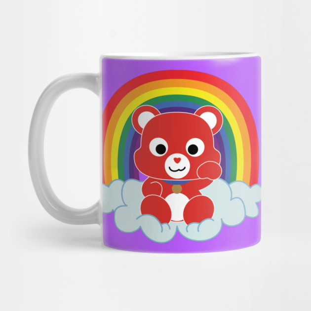 Rainbow Maneki Kuma by StineBrunson