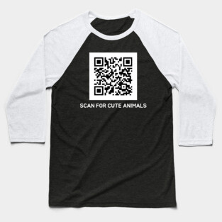 Rickroll QR Code Prank Baseball T-Shirt