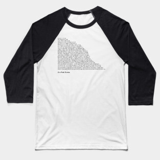 Zora Neale Hurston Quotes Baseball T-Shirt