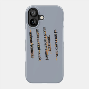 Criminal Minded Phone Case