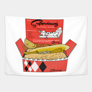 Superdawg Dog Tapestry