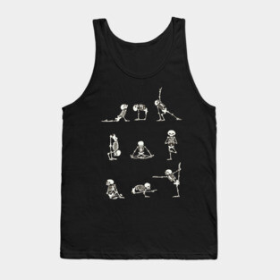 Skeleton Yoga Tank Top