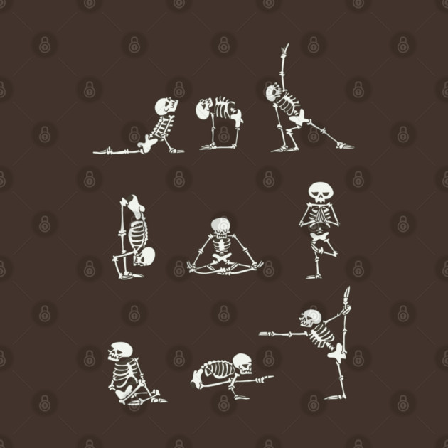 Skeleton Yoga by huebucket