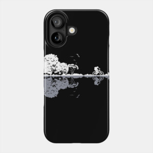 Mountain Biking Guitar Tree Phone Case
