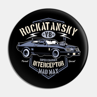 Mad Max V8 Pin