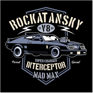 Mad Max V8 Posters and Art