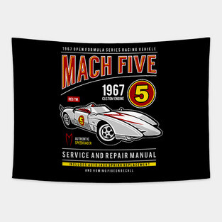 Mach 5 Tapestry