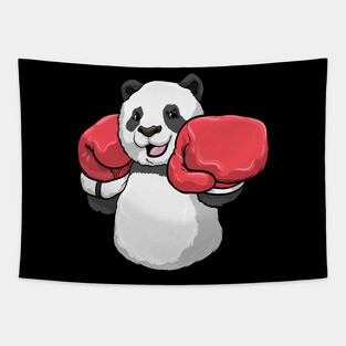 Panda Boxer Boxing gloves Boxing Tapestry