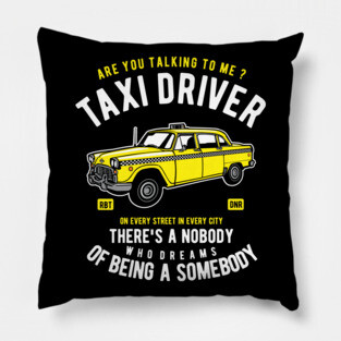 Taxi Driver Pillow