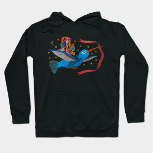 Dia de Muertos Bird (ver.1) Hoodie