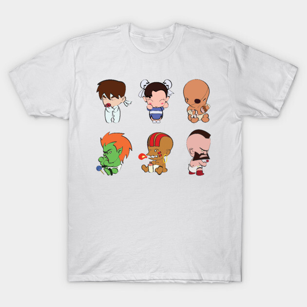 Street Fighter Babies T-Shirt by ohshirtdotnet