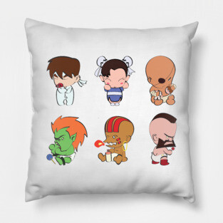 Street Fighter Babies Pillow