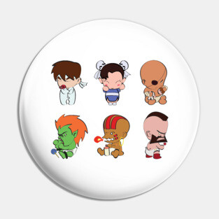 Street Fighter Babies Pin