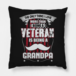 Veteran Grandpa Pillow