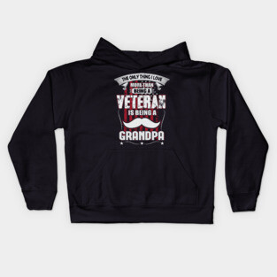 Veteran Grandpa Kids Hoodie