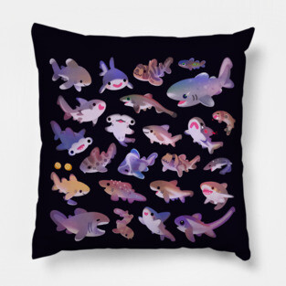 Shark Day 2 Pillow