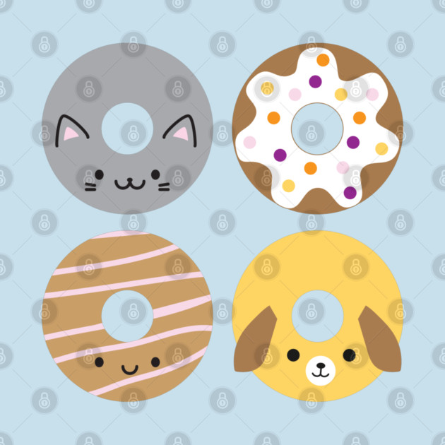 Kawaii Animal Donuts by marcelinesmith