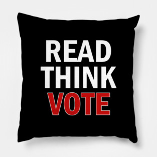 Read Think Vote Pillow