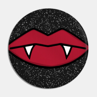 Vampire fangs Pin