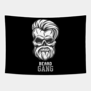 Beard Gang For Life Tapestry