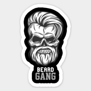 Beard Gang For Life Sticker