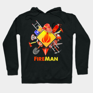 Fire safety Firefighter Fire Extinguishers fireman Hoodie