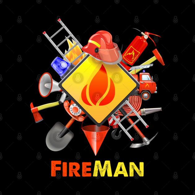 Fire safety Firefighter Fire Extinguishers fireman by DrollDrifter