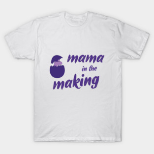 Mama in the making and dino pregnancy announcement T-Shirt